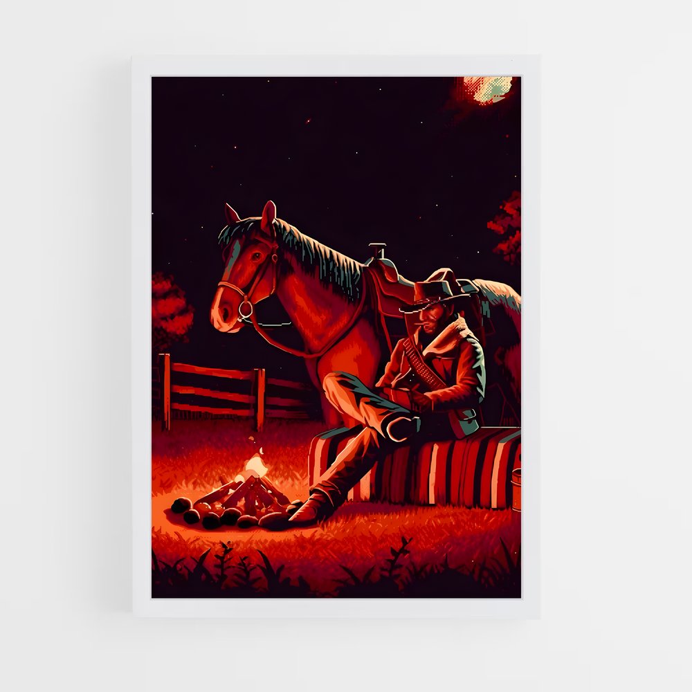 Poster Arthur morgan tonneau – affiche Red Dead Redemption (vue 3)